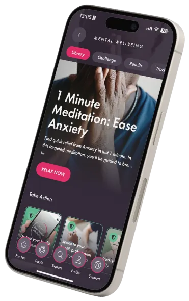 Champion Life App auf einem Smartphone